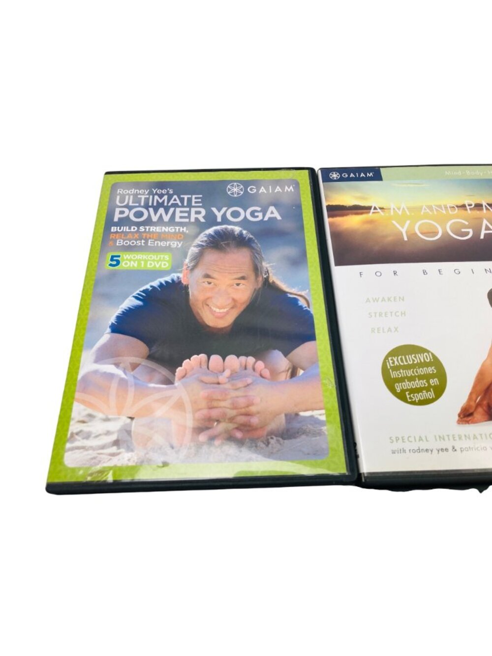 Rodney Yee Yoga DVD Lot of 4 Power Yoga, Burn, For Your Week, AM & PM Yoga - Picture 5 of 10